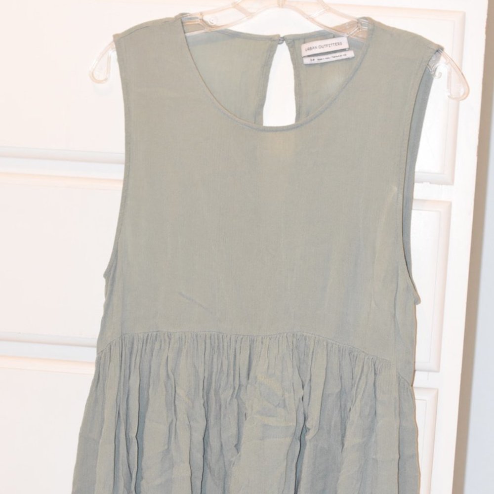 Urban Outfitters Green/Gray Flowy Dress